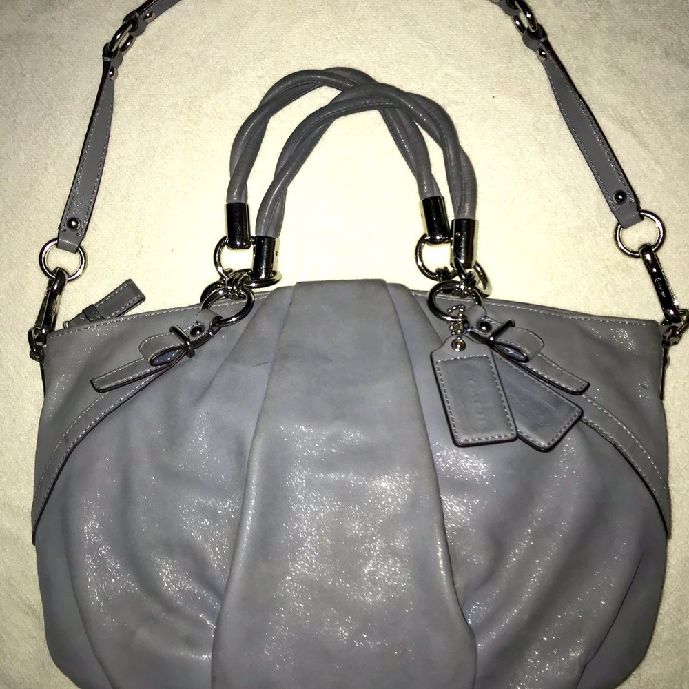 Coach Madison bag, pebble blue...EUC!